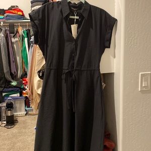 Black short sleeve dress from DownEast